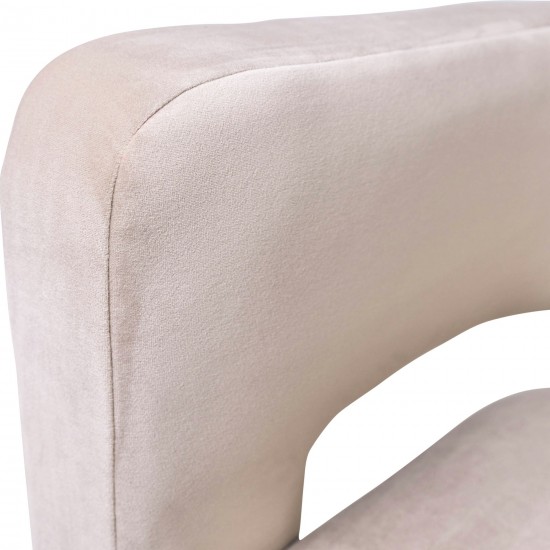 Round Back Chair - Tan