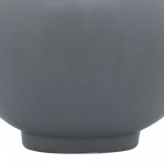 Cer, 8"h Bulbous Vase, Gray