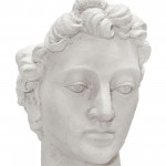 21"h Greek Statue Planter, White