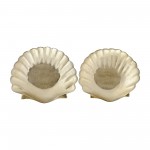 Metal,s/2 10/12",flat Shell Dish,champagne