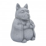 Resin, S/3 14"h Yoga Animals, Gray