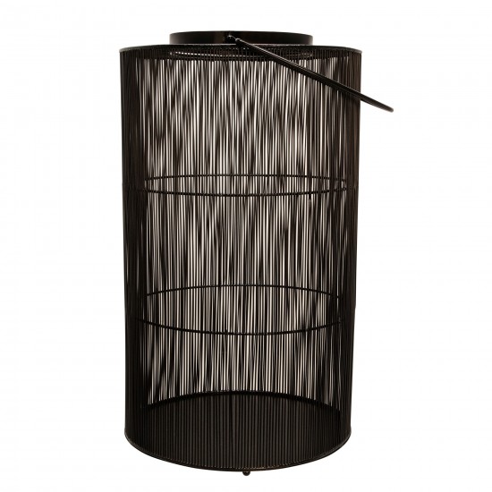 Metal 26" Wire Lantern, Black