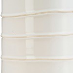 Cer, 21"h Tribal Vase, Ivory