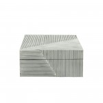 Resin S/2 Ridged Boxes, White