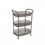 Ec, 3-tier Metal Basket Bar Cart