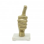 8" Metal Thumbs Up, Gold