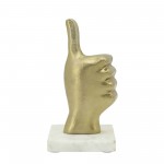 8" Metal Thumbs Up, Gold