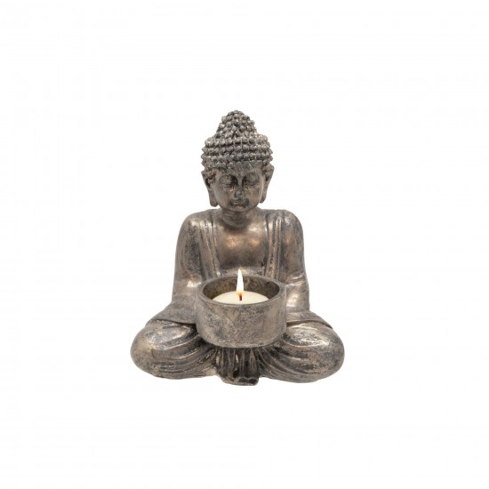 Seated Buddha Tealight Candle Holder