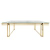 Metal 55" Coffee Table, Gold