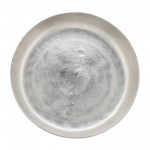 Metal,11" Bowl W/ Stand ,silver