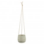 Ceramic 6" Hanging Planter, Green