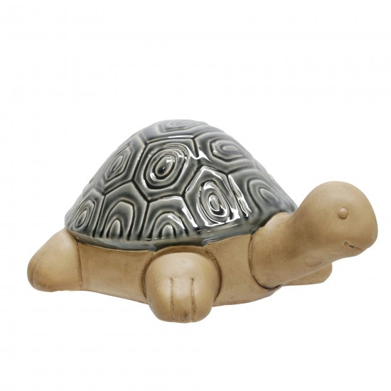 13" Tortoise Deco, Gray