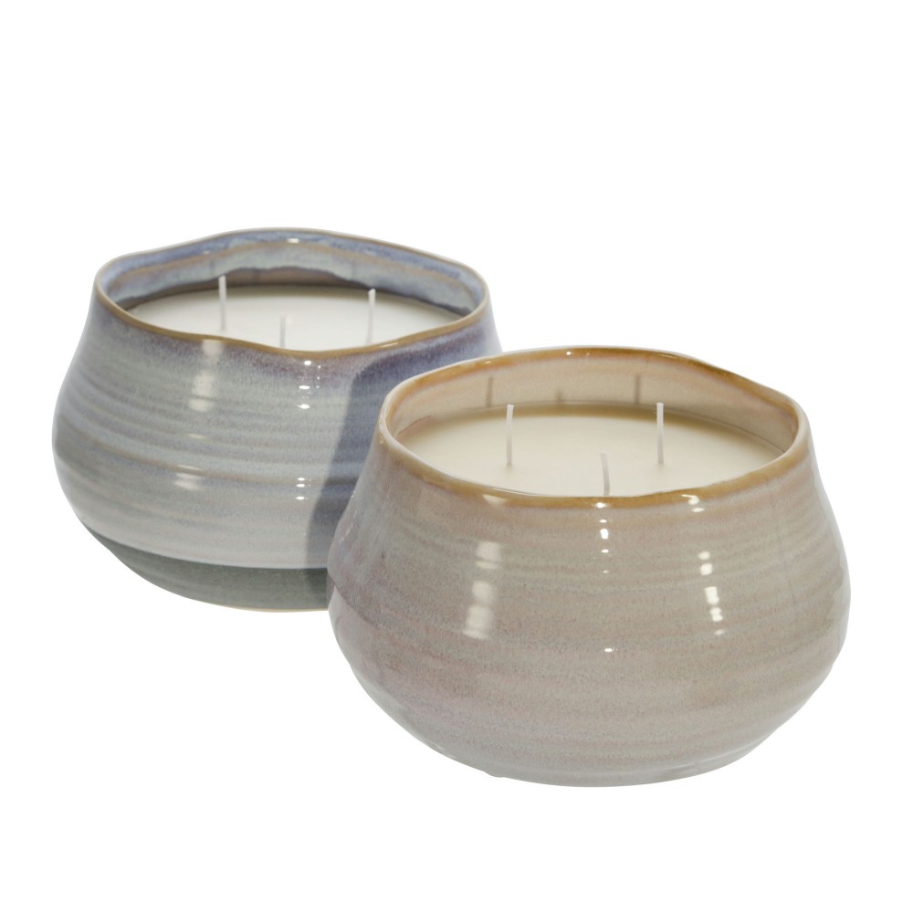 2/a 7" Bowl Scented Candle, Multi 20oz