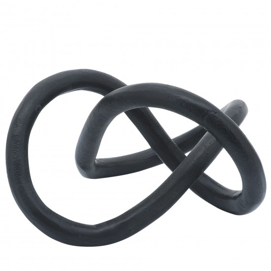 Metal 9" Knot, Black