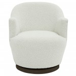Wood, Swivel Chair, Ivory Kd