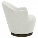 Wood, Swivel Chair, Ivory Kd