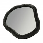 Alum,14",hammered Outlined Mirror,matte Black