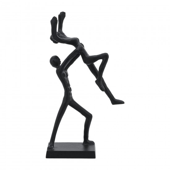 Metal, 12" Dancing Couple, Black