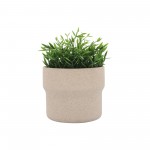 Cer, S/3 7/9/10"d Mushroom Planters, Tan