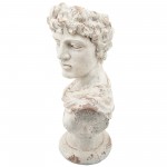 Resin, 31"h David Bust, Antique White