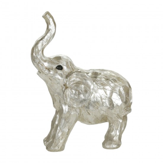 11" Elephant Figurine , Silver