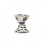 Candle Holder, Gray/black, Short