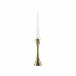 9" Metal, Taper Candle Holder, Brass