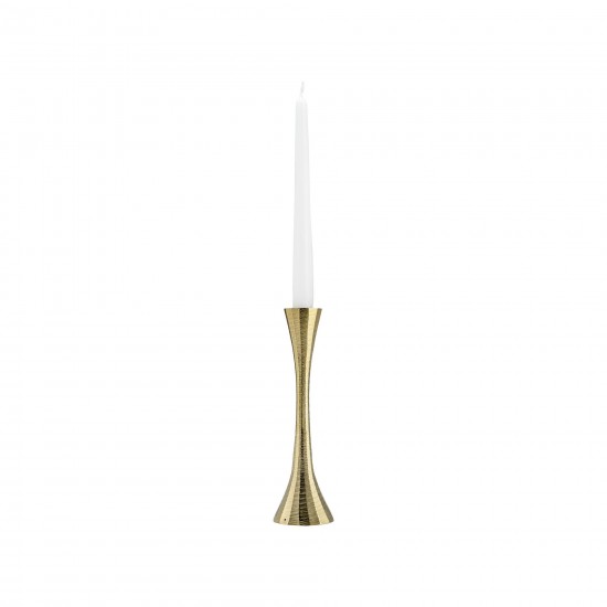 9" Metal, Taper Candle Holder, Brass