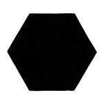 Resin, S/2 5/7" Hxgon Boxes W/brass Inlay, Wht/gld