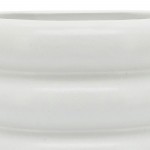 Cer, 10" Bibendum Planter, White