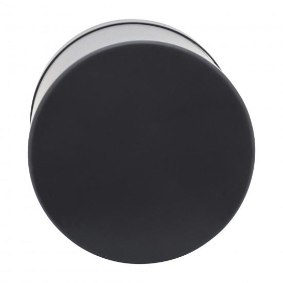 Metal, S/2 20/24"h Round Planters, Black