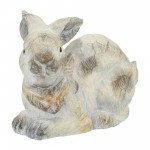 Resin, 16"l Mr. Rabbit Statue, Antique White