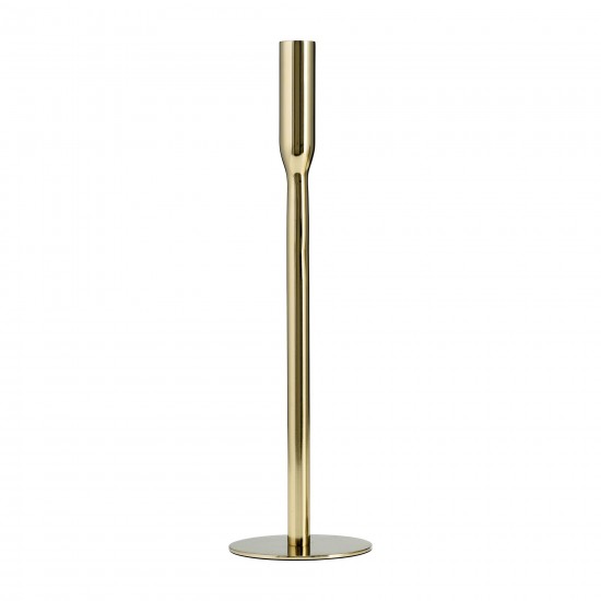 Metal, 14"h Taper Candle Holder, Gold