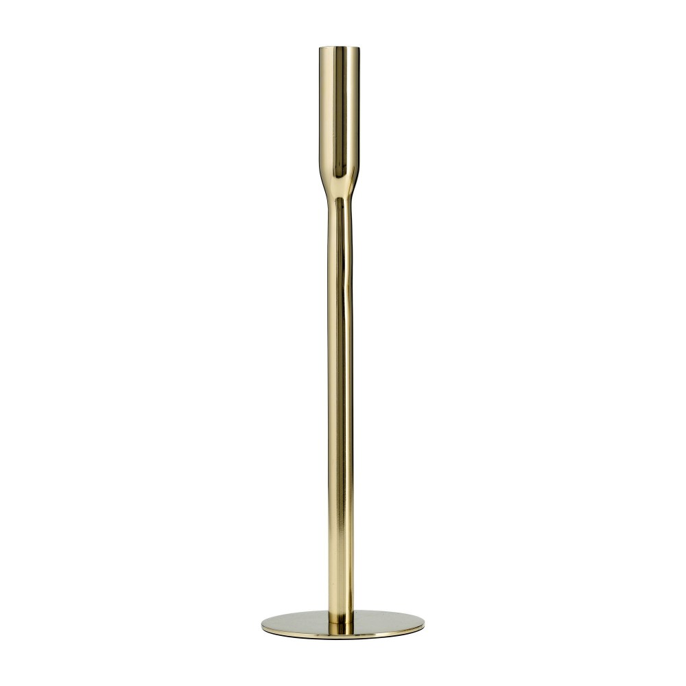 Metal, 14"h Taper Candle Holder, Gold