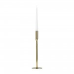 Metal, 14"h Taper Candle Holder, Gold