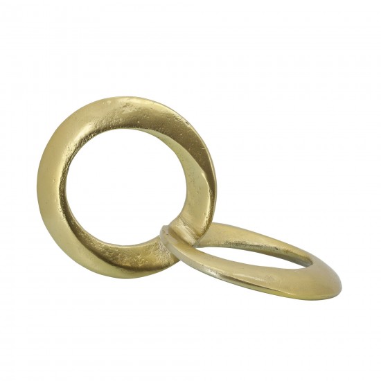 Metal 11" Circle Links, Gold