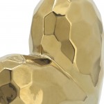 Gold Ceramic Heart 8"