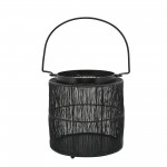 Metal 10.25" Wire Lantern, Black