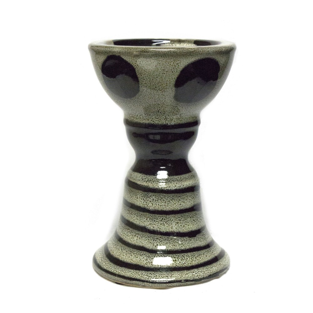 Candle Holder, Gray/black, Tall