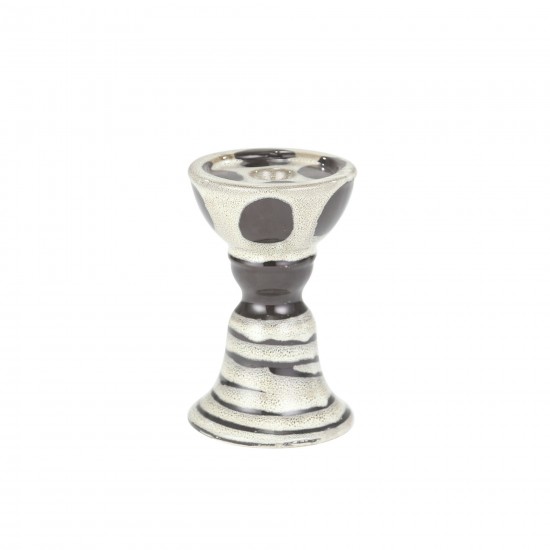 Candle Holder, Gray/black, Tall