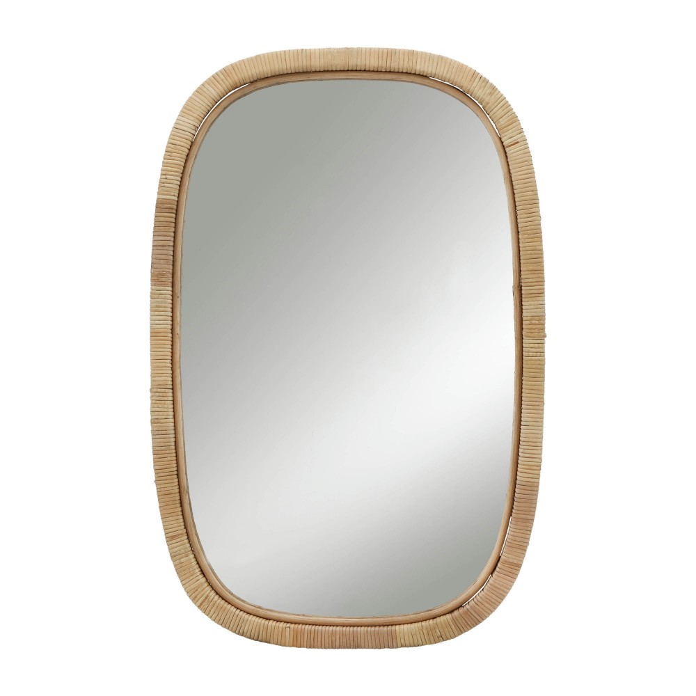 22x36 Rectangular Mirror, Brown