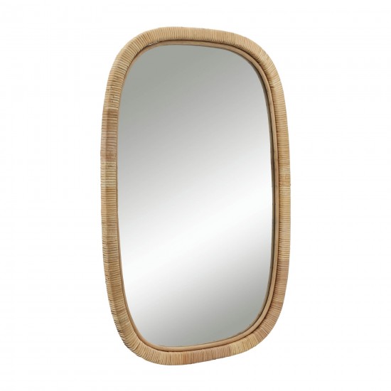 22x36 Rectangular Mirror, Brown