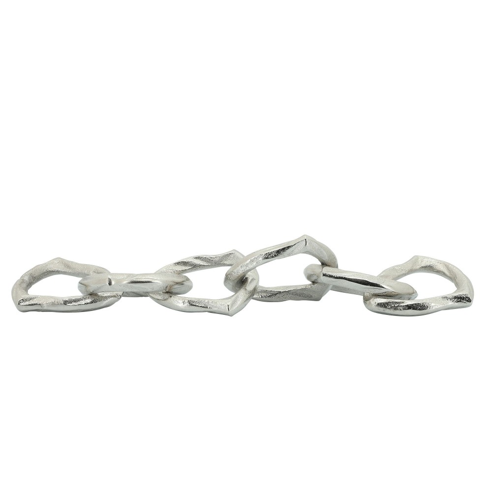 Metal 18" Chain Links, Silver