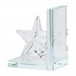 Crystal, S/2 5"h Star Bookends