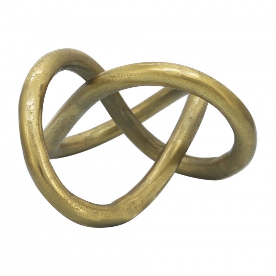 Metal 9" Knot, Gold