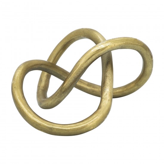 Metal 9" Knot, Gold