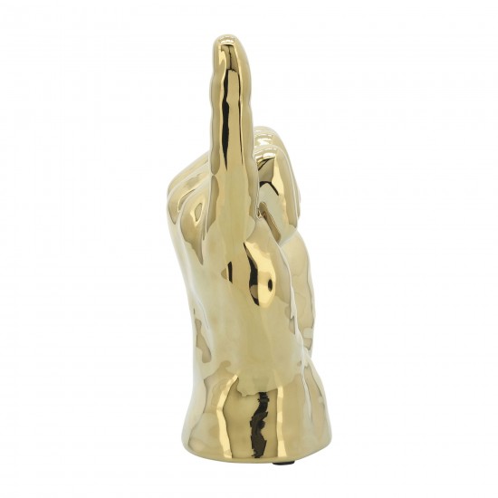 7"h, "hang Loose" Hand, Gold