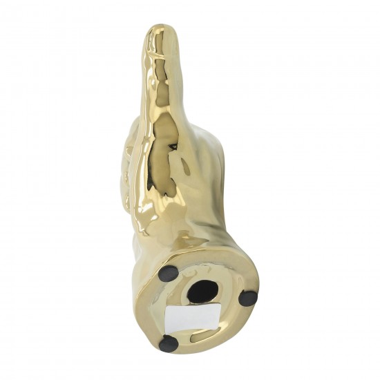 7"h, "hang Loose" Hand, Gold