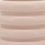 Cer, 10" Bibendum Planter, Dusty Rose