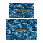 Resin, S/2 10/12" Boxes, Blue